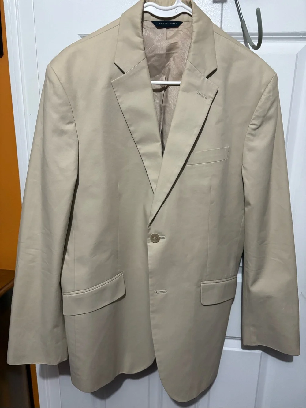 Banana Republic Beige Single-Breasted Sport Coat